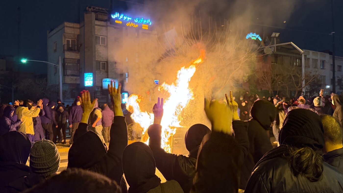 The death toll from a crackdown on protests in Iran jumps to over 2,500, activists say